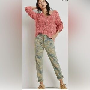 Anthropologie CQY Came Utility Cargo Pant in Size 27